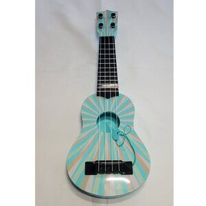 Authentic Sound Aquamarine Kids Guitar Ukulele 17'' Musical Instruments - MINT